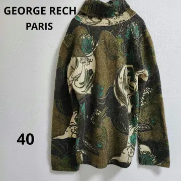 GEORGES RECH 조르주 레쉬 올 패턴 터틀 니트 40 L