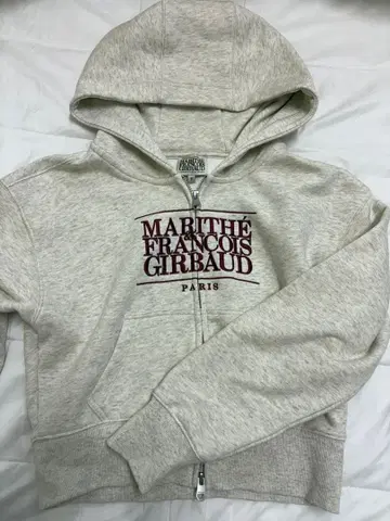 CLASSIC LOGO CROP HOODIE ZIPUP