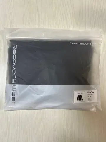 SIXPAD Sleep Top 블랙 M