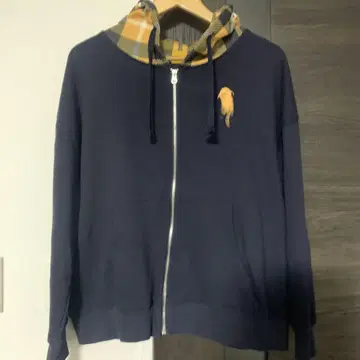 요네즈켄시 풀 집업 후드티 척추군 LIVE 굿즈 네이비