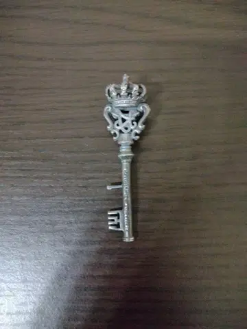 왕관 장식 열쇠 JUSTIN