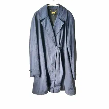 브룩스브라더스 여성용 다크 그레이 트렌치코트 롱 기장 M