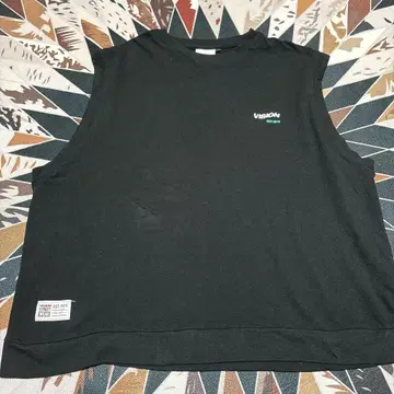 VISION STREET WEAR 블랙 탱크탑 M