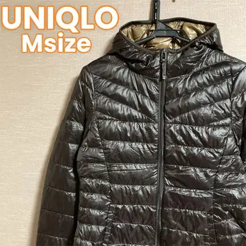 296 UNIQLO 여성용 라이트 다운 자켓 M 브라운