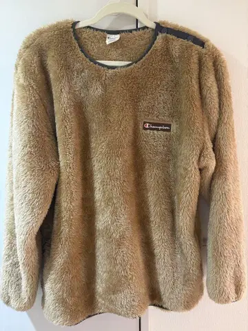 Champion 플리스 자켓 X-LARGE 베이지