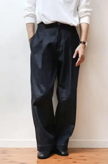 [배송비 포함 초기 로트] MB 하이엔드 데님 슬랙스 와이드 데니쓰라