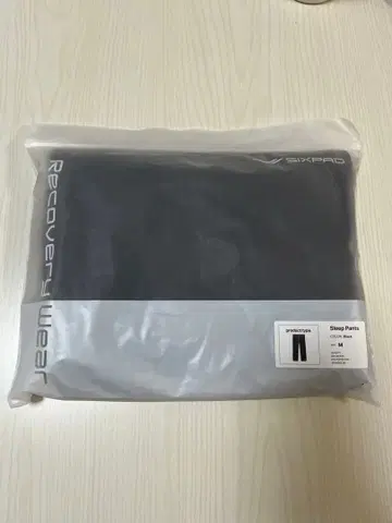 SIXPAD 수면 팬츠 M 사이즈 블랙