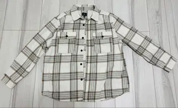 H&M 체크 무늬 셔츠 US XL
