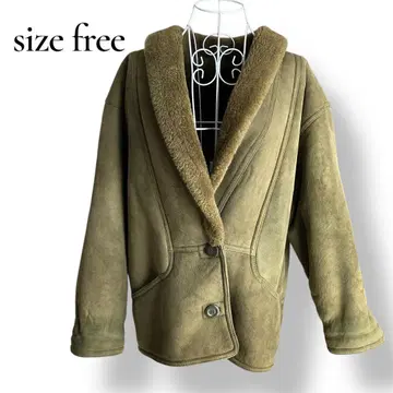 새상품급 가죽 자켓 보아 코트 리얼 무스탕 코트 천연 가죽 토스카나 라무