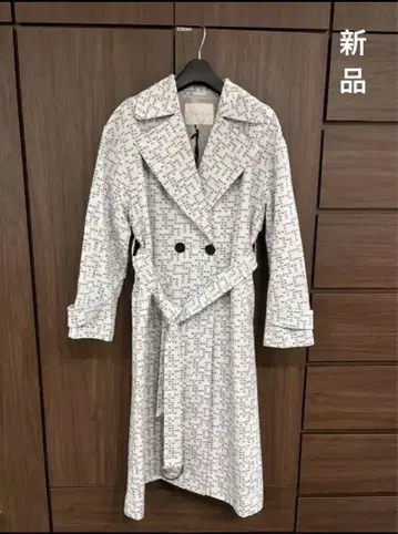 택 포함 새상품 그레이스 클래스 자카드 레어 트렌치코트