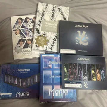 SnowMan LIVE DVD 6점 묶음 판매