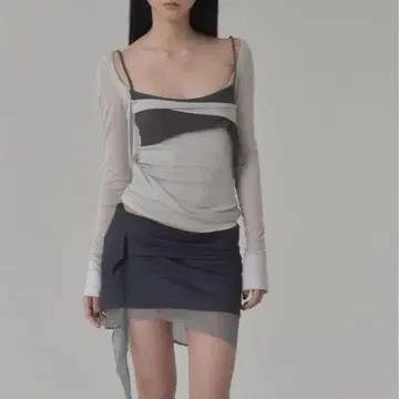 CARO CHIA ARTOIS GREY TOP
