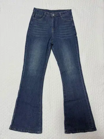 Miniministore 세미 플레어 데님 팬츠 슬림 레그 데님 팬츠 L