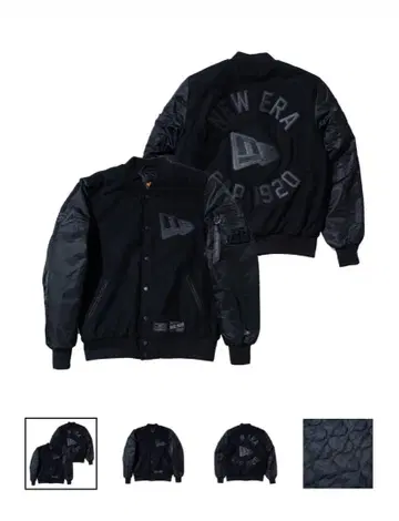 NEWERA Alpha Industries 플래그 로고 블랙 MA-1
