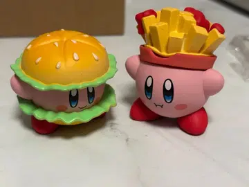 커비 햄버거 & 감자 세트 피규어