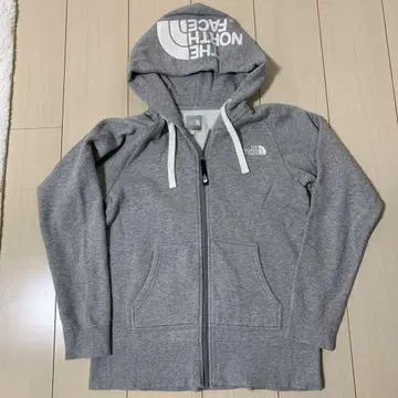THE NORTH FACE 후드 부착 후드티 그레이