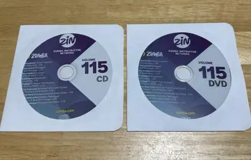 [ 미사용품 ] 새상품 ZUMBA 줌바 Zin 115 CD DVD 세트