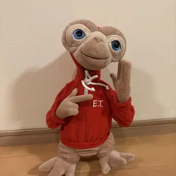 E.T. 후드 부착 봉제 인형 약 30cm