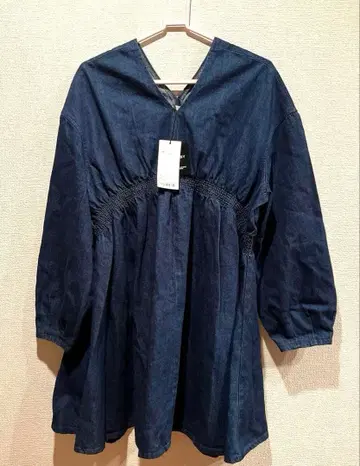 [ 새상품 ] MOUSSY 데님 원피스