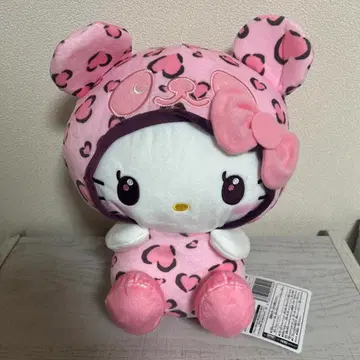 팬더 헬로키티 레이디 레오파드 무늬 BIG 봉제 인형