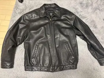 크로프트 앤 배로우 블랙 가죽 자켓 XL-T