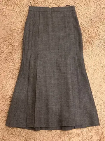 ZARA 그레이 롱 플리츠 스커트
