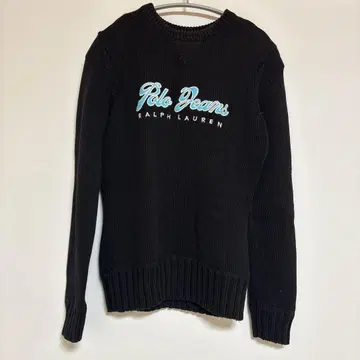 POLO JEANS 로고 니트 네이비 S 사이즈