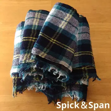 Spick & Span 스픽 앤 스팬 체크 무늬 스톨