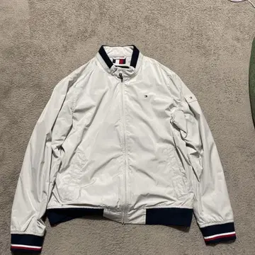 Tommy Hilfiger 화이트 나일론 자켓 L
