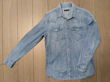 어반 리서치 데님 웨스턴 셔츠 라이트 블루 M