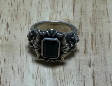 비자르 반지 카테드랄 17호 오닉스 실버925