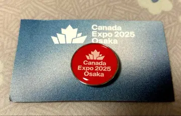 간사이 만박 캐나다 파빌리온 스태프 한정판 핀 배지