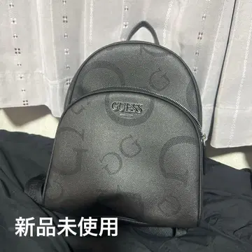 미사용 새상품 GUESS 백팩 블랙 모노그램 패턴 미니백