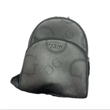 미사용 새상품 GUESS 백팩 블랙 모노그램 패턴 미니백