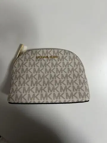 MICHAEL KORS 로고 파우치 베이지