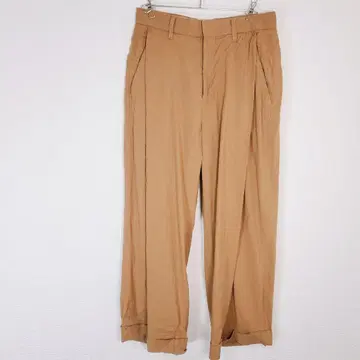 새상품급 저널 스탠다드 린넨 혼방 와이드 팬츠 베이크루즈 일본제