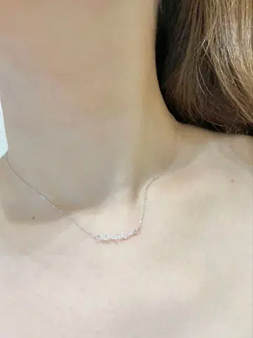 하키머 다이아몬드 갸녀린 목걸이