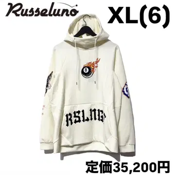 [ 하자품 ] 러셀노 마스크 후디 멀티로고 화이트 XL 6