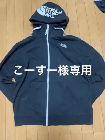 THE NORTH FACE 블랙 후드티 풀 집업