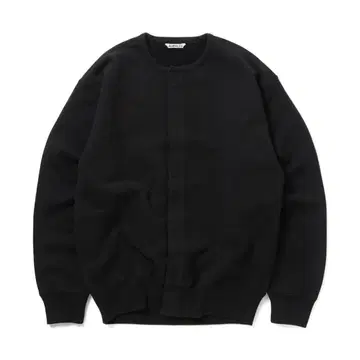 AURALEE HEAVY BD SWEAT CARDIGAN
