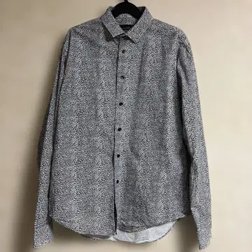 ZARA 레오파드 무늬 슬림핏 셔츠
