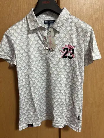23구 골프 핑크 팬서 피케 셔츠