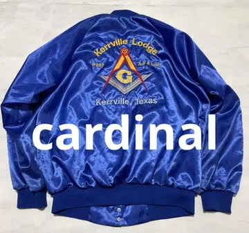 새상품급 cardinal MADE IN USA 프리메이슨 바시티 자켓