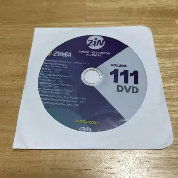 [ 미사용품 ] 새상품 ZUMBA 줌바 Zin 111 DVD