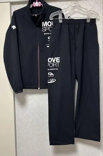 MOVE SPORT 저리 상하의 세트 블랙
