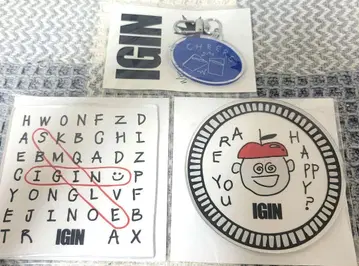 IGIN 코스터와 키링