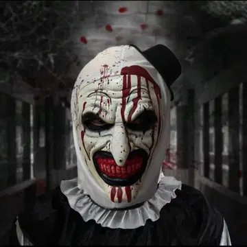 Terrifier 테리퍼 호러 마스크 리얼 재현도 높음 착용 가능!