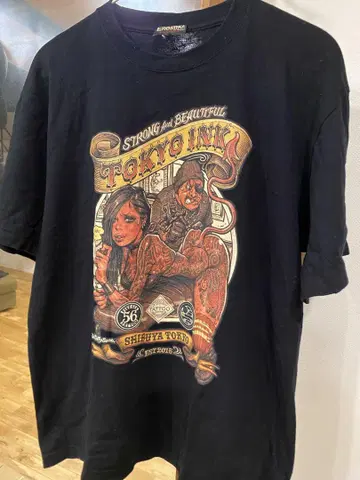 Erostika 록킨제리빈 Tokyo Ink 티셔츠