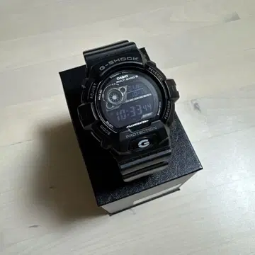 G-SHOCK 블랙 디지털 워치 3268
