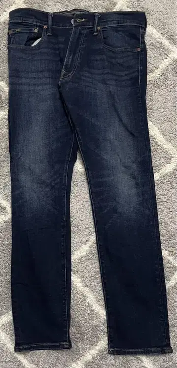 Polo 다크 블루 슬림핏 데님 팬츠